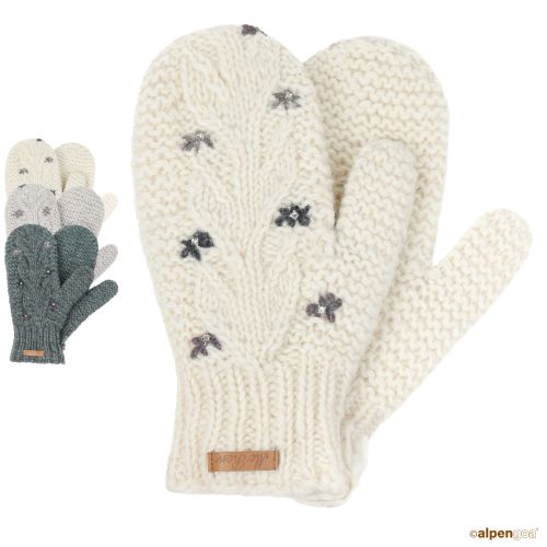 Gestrickte Fäustlinge Bärchen